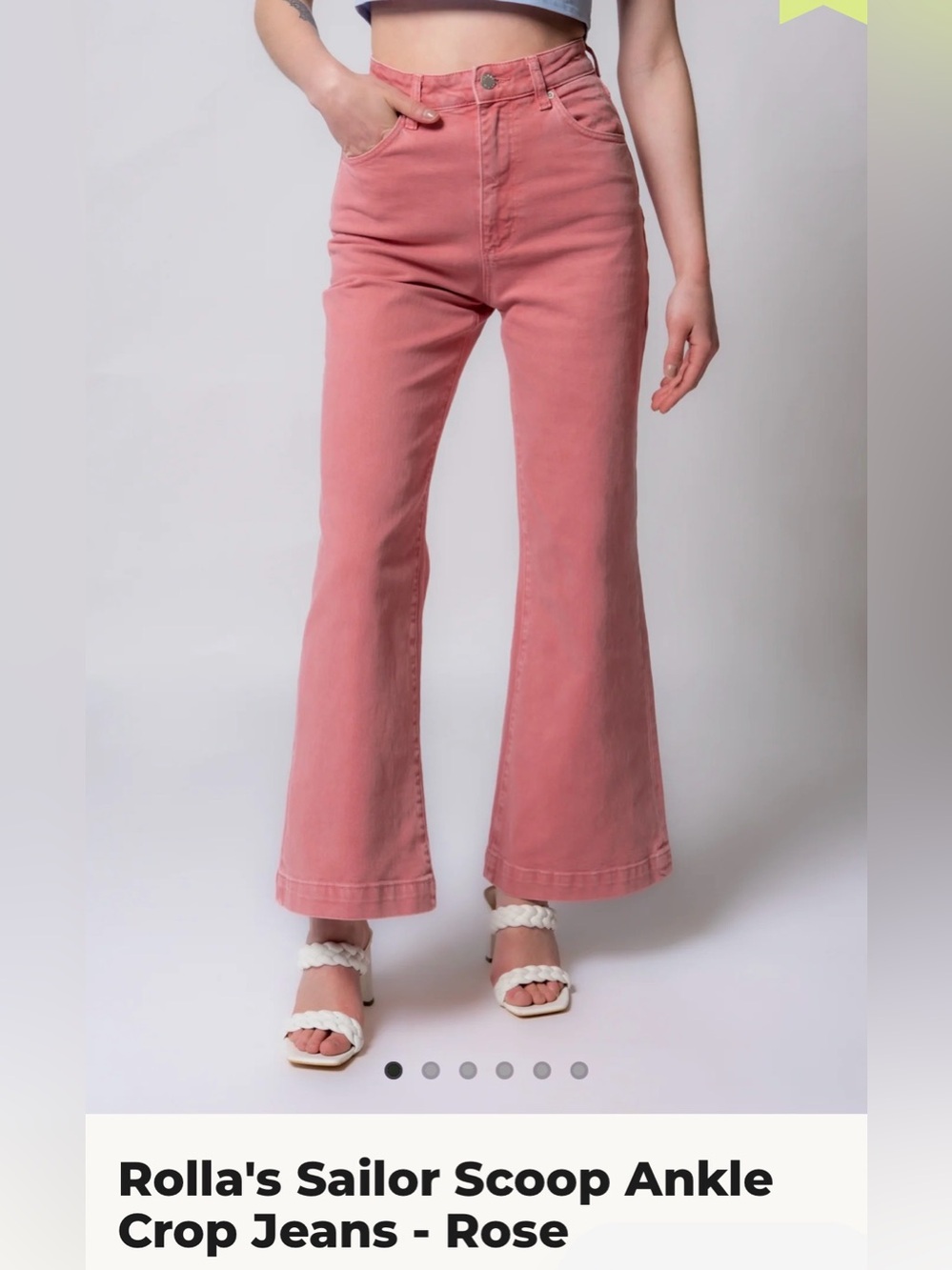 ROLLA'S Sailor Scoop Jean - Rose
